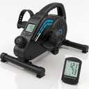 Vive Under Desk Bike - Magnetic Pedal Exerciser - Indoor Cycling Bike Stationary - Arm Leg Seated Deskcycle Bike Exercise Equipment for Home and Office