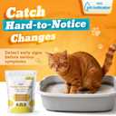 LMJP Health Monitoring Cat Litter Super Odor Control, Color Changing for Early UTI Detection| 17.2lb, Non Clumping, Low Dust & Tracking, Micro Silica Crystals, Unscented 3 Month Supply (4 x 4.3lb)