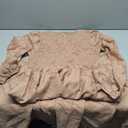 Round Collar Long Sleeve Dress for Women Size L