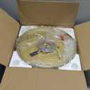 Flush Mount Ceiling Light Fixtures, 2-Light Gold Ceiling Mount for Farmhouse with Seeded Glass Lampshade, Industrial Flush Mount Light Fixture Farmhouse for Hallway, Kitchen, Entryway and Foyer