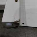 Bathroom Floor Cabinet, Farmhouse Storage Cabinet, Adjustable Shelf, Barn Doors, Cabinet for Bathroom, Kitchen, Living Room(Antique White) (23.62"W x 11.81"D x 26.54"H)