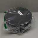 Sut 72 Pcs Black Plastic Plates With Gold Rim, Plates Disposable Heavy Duty, 10.25 Inch Plastic Dinner Plate, Black Disposable Plate For Party