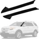 CARMOCAR A-Pillar Front Molding Windshield Outer Trim Replacement for 2011-2019 Ford Explorer 4 Door Utility (Left & Right) Replaces BB5Z-7803145-AA BB5Z-7803137-AB BB5Z7803136AA BB5Z7803136AB