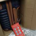 Carry On Luggage Sets 3 Piece, 20 Inch Luggage 22x14x9 Airline Approved with Wheels and TSA Lock, ABS Lightweight Hardshell Travel Suitcase Set with Duffel Bag Travel Bag for Men Women (PorscheBlue)