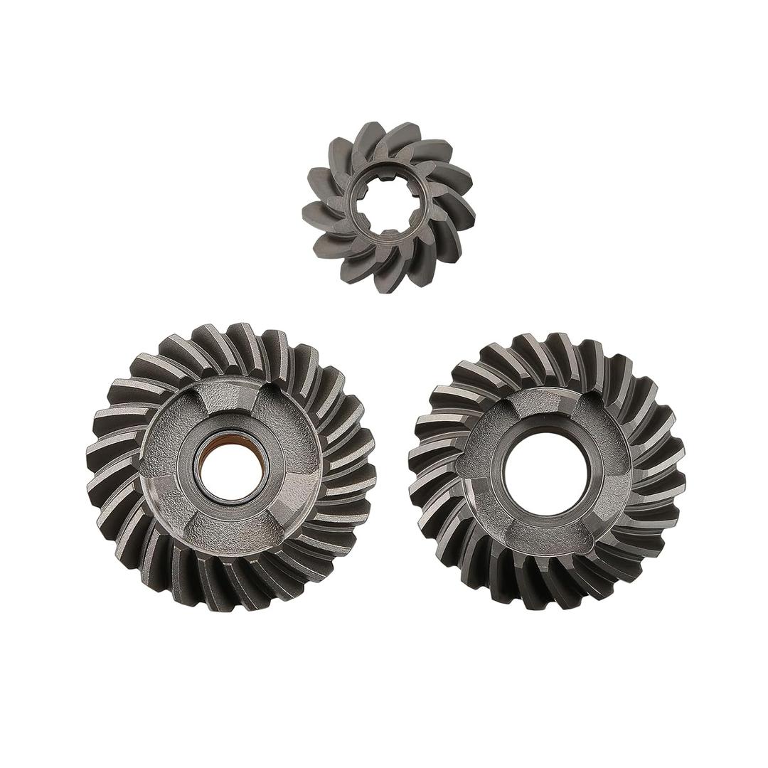 New Boat Motor Outboard Gear Kit 689-45551-00 Pinion Gear and 689-45560-00 Forward Gear and 689-45571-00 Reverse Gear Sets for Yamaha Outboard 25HP 30HP Boat Engine