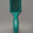 Curly Hair Brush Defining, Vented Curl Defining Brush for Effortlessly Detangling Shaping and Styling Women's Men's Curls on All Wet or Dry Hair Types, Reduces Frizz (Green)