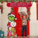 2 x Large Christmas Decorations Calendar Sign, Christmas Advent Calendar Cardboard Cutout Standup for Xmas Home Indoor Decor