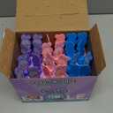 Easter Bunny Party Favors Bubble Wands for Kids Easter Basket Stuffers East-er Buggs Bunny Toys Gifts for Kids Rabbit Bubble Wands 24Pcs