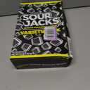 SOUR JACKS, Sour Gummy Candy, Variety Pack, 75 0.5 oz Snack-Size Pouches, Watermelon, Blue Raspberry, and Assorted Fruit, Individually Wrapped, Fat Free, Gluten Free (EXP 12/31/26)
