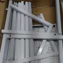 Wedding Arch Backdrop Stand 6.6x6.6 FT Square Wedding Arches for Ceremony White Metal Arch Stand for Wedding Bridal Shower Birthday Party Garden Floral Wedding Arbor Anniversary Event Decor