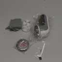 BEAUTURAL Fabric Shaver and Lint Remover, Sweater Defuzzer with 2-Speeds, 2 Replaceable Stainless Steel Blades, Battery Operated, Remove Clothes Fuzz, Lint Balls, Pills, Bobbles Gray