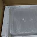 Clear Acrylic Dog Playpen Indoor, Puppy Cat Small Pet Play Pen, Pet Cat Playpen for Rabbits, Dog Fence Crate Kennel Whelping Cage (24", White, 10 Panels)