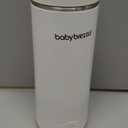 Baby Brezza Portable Warmer – 3X Faster Baby Bottle Warming  Travel Breastmilk and Formula Warmer  Safe, Even Heating  Up to 9oz  No Adapters, White