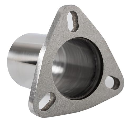 Universal Semi Direct Fit Exhaust Converter Pipe 2.5"OD 3-Bolt Flange Repair Kit，T304 Stainless Steel, exhaust flange repair,weld on exhaust flange