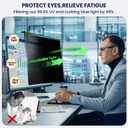 Magnetic 22 Inch Privacy Screen for Frameless Computer Monitor 16:10 Aspect Ratio,Hanging Blue Light Screen Protector Eye Protection Anti-Spy Shield, 22in Removable Privacy Filter