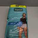 Depend Fresh Protection Adult Diapers, Incontinence Underwear for Men, Disposable, Maximum, Large, Grey, 28 Count