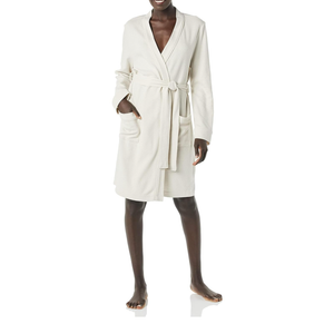 Amazon Essentials Women's Lightweight Waffle Mid-Length Robe, Large