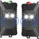 Tirgo 2PCS Car Rodent Repeller Under Hood, Ultrasonic Plug-in Mouse Repellent with Strobe Light, Battery Powered Keep Mice Out of Cars Engines, Indoor, Outdoor, Garage, Hoom (Cat)