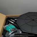 VIVOSUN Outdoor Tumbling Composter Dual Rotating Batch Compost Bin, 43 Gallon Black Door