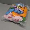 Vinsot 12 Pieces Valentine's Day Conversation Hearts Ornaments Plush Fabric Colorful Hanging Tree Decorations for Valentine's Day Exchange Gift Anniversary Party Decor