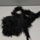 Dxhycc 2 Yards Marabou Feather Boa for Crafts Wedding Party Halloween Costume Christmas Tree Decoration 20 Grams, Black