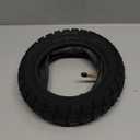 Generic 255x80 Off-Road Tire & Inner Tube Set for 10" Electric Scooter, 6" Rim, 3" Width, Directional Tread, 50 PSI, Year Round, Tube Construction