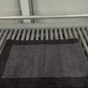 Machine Washable Kitchen Rug 32" x 84", Non Slip Kitchen Mat for Floor, Absorbent Entrance Runner Rug for Bedroom, Hallway, Bathroom, Door (Roll Packing) (Charcoal)