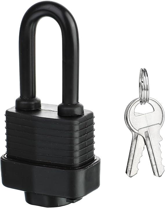 Waterproof Heavy Duty 40mm Laminated Steel Padlock with Keys for Outdoor & Indoor Use, Keyed Alike(Pack of 1) Waterproof Heavy Duty 40mm Laminated Steel Padlock with Keys for Outdoor & Indoor Use, Keyed Alike(Pack of 1)