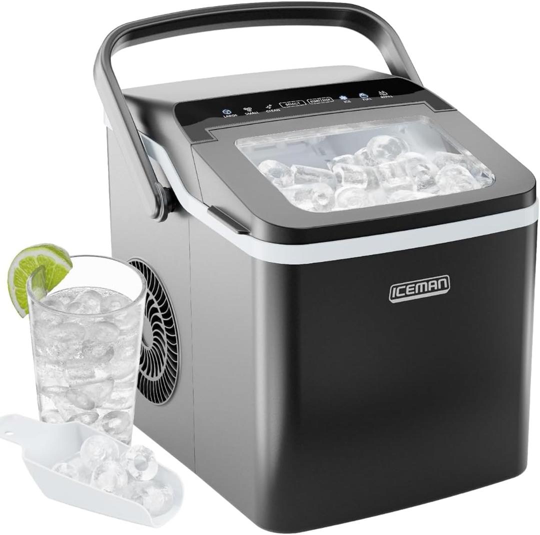 ICEMAN DUAL-SIZE COMPACT ICE MACHINE