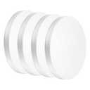 uxcell 4Pcs Aluminum Disc, 2"(50mm) Diameter 0.16"(4mm) Thickness 5052 Aluminum Circle Plates Round Sheets for Metal Stamping