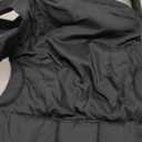 Momcozy Newborn Carrier WeeSnug- Lightweight and Cozy Comfort for 7-25 lbs, Ergonomic Cross-Back Support, Effortless to Put On, Hands-Free Baby Carrier with Lumbar Support, Black