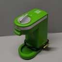 CHULUX Mini Single Serve Coffee Maker for K Cup Capsule, Tiny Small Size Coffee Machine for One Person Travel, RV, Truck and Home, Green