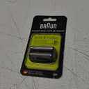 Braun 21B Series 3 Electric Shaver Replacement Foil and Cassette Cartridge - Black