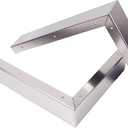 2.95"W Microwave Filler Kit for 10.75"D Gaps - Stainless Steel Trim Replaces Whirlpool 8171339, GE JVM1790 - Over-Range Microwave Cabinet Gap Cover 15.75"H (2-Pack)