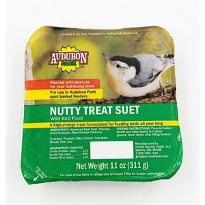 Audubon, Nutty Treat Suet, Wild Bird Food, Pack of 4