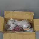 Baquler 1 Pcs Christmas Decorative Lantern LED Christmas Lantern 14" Bronze Vintage Flameless Hanging Candle Lanterns Xmas Centerpieces for Tables Indoor Outdoor Porch Decor (Black Red Plaid)