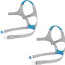 F20 Headgear Compatible with ResMed AirFit/AirTouch F20 Full Face Mask Headgear - Large (2 x F20 Nasal Mask Headgear + 4 x Magnetic Clips)