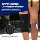 Galvaran Knee Brace for Meniscus Tear:Adjustable Knee Support for Maximum Knee Pain,Side Stabilizers for Injury or Surgery Recovery - Men and Women