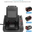 Quick LCS40 LCS36 40V Charger for Black+Decker Power Tools 36V/ 40V Lithium Battery LBX2040 LBX2540 LBX36 LBXR36 LBX1540 LST136W LBXR2036 LST540 LCS1240