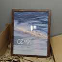 16x20 Picture Frame, Classic Brown 16 x 20 Poster Frame for Horizontal or Vertical Wall Mounting, 1 Pack