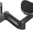 BONTEC Adjustable Arm Rest for Desk, Ergonomic Elbow Rest Pad, 360 Rotating & Extendable Desk Arm Support, Durable Aluminum, Keyboard & Computer Arm Rest Pad, Office & Gaming Desk Accessories