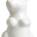 Mini Desktop Animal Figurine Ceramic Crafts White Table Ornament Unique Home Decoration Present for Friends and Colleagues Handmade Design