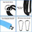 Odoland 24" Kids Tree Swing - Outdoor Small Saucer Swings with 900D Oxford Fabric, Backyard Play Equipment for Children Ages 3-12 Green