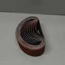 3x21 3 x 21 Inch Sanding Belt Pack 3-Inch x 21-Inch,12 Pcs(4 Each of 80 120 150 Grits) Aluminum Oxide for Sander