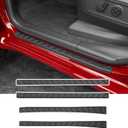 Exterior Door Sill Protector Compatible with 2019-2025 Dodge Ram 1500 Car Sill Guard TPE Car Door Protector Replacement for 2019-2025 Dodge Ram 1500 Accessories