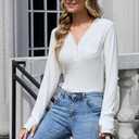 Moreone Womens Long Sleeve Henley Shirts for Women Button Ribbed Knit Shirt V Neck Tops Fit Slim Casual Basic Blouses (Black, M)