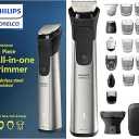 Norelco New Philips Multigroom Series 9000-21 Piece Men's Grooming Kit for Beard, Body, face, Nose, Ear Hair Trimmer w/Premium Storage case, MG9510/60