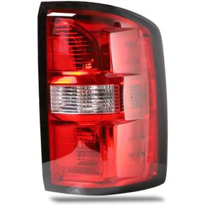 Tail Light Compatible With 2014 2015 GMC Sierra 1500 Taillights Taillamps Brakelights with Bulbs Tailight Right Passenger Side Replace Part Number 23424738