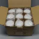 Tuyai (Set of 36) Floating Candles, 3 inch White Dripless Wax Burning Candles, for Weddings, Party, Special Occasions and Home Decorations