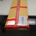 Roundhill Furniture Arles Metal Black and Walnut Standing Coat Rack